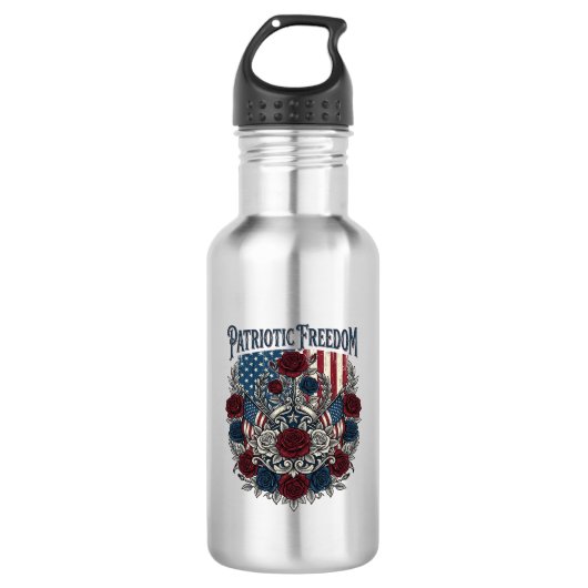 Patriottische Rozentuin Waterfles (Voorkant)