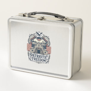 Patriottische Rustieke Schuur Bruiloft 