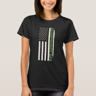 Patriottische Saxofonist Jazz Muzieksaxofonist T-shirt