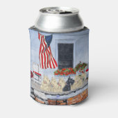 Patriottische Schotse Terriers Blikjeskoeler (Blikje Achterkant)