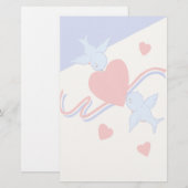 patriottische schrijfkunst briefpapier (Voorkant / Achterkant)