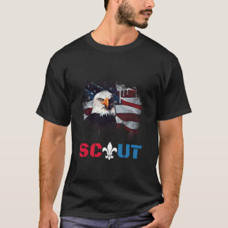 Patriottische Scout Jongen Meisje Scouting Lover U T-shirt