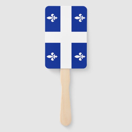 Patriottische set handventilatoren met vlag van Qu Handwaaier (Achterkant)