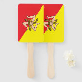 Patriottische set van de hand fans met de vlag van handwaaier (Voorkant en achterkant)