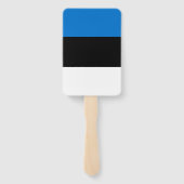 Patriottische set van hand fans met vlag van Estla Handwaaier (Achterkant)