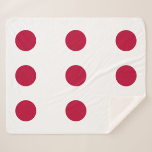 Patriottische Sherpa Blanket met Japanse vlag Deken