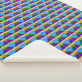 Patriottische Sherpa Blanket, vlag van Manitou Spr Sherpa Deken (3/4)