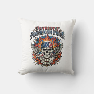 Patriottische Sjaal Rocker Old Glory Muziek Rock M Kussen