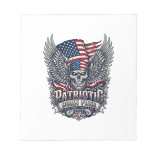 Patriottische Sjaal Rocker Old Glory Muziek Rock M Notitieblok