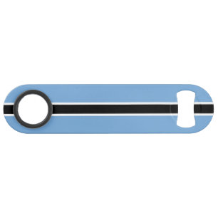 Patriottische sleutelhanger met vlag van Botswana Speed Flessenopener