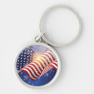 Patriottische Sleutelhanger van 4 juli