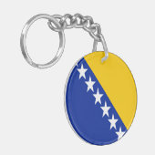 Patriottische Sleutelhanger van Bosnië en Herzegov (Voorkant Links)