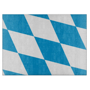 Patriottische snijplank met vlag van Beieren