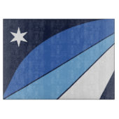 Patriottische snijplank met vlag van Columbia, SC (Voorkant)
