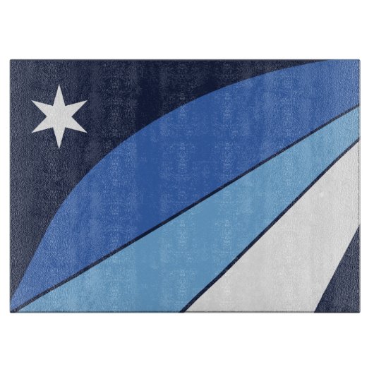 Patriottische snijplank met vlag van Columbia, SC (Voorkant)