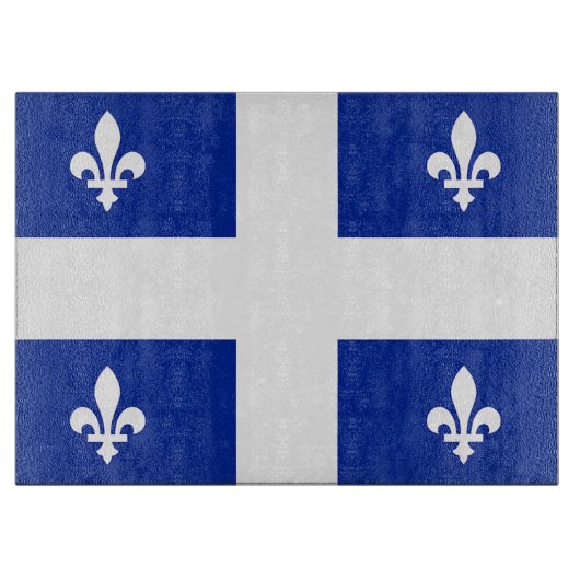 Patriottische snijplank met vlag van Quebec (Voorkant)
