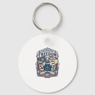 Patriottische Sourdough Bakker Sleutelhanger