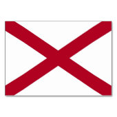 Patriottische, speciale tafelkaart met vlag van Al Kaart (Voorkant)