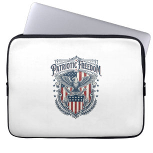 Patriottische stad trots serie vector grafische T- Laptop Sleeve