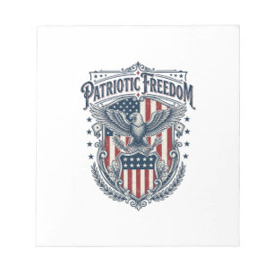 Patriottische stad trots serie vector grafische T- Notitieblok