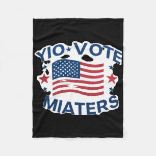 Patriottische stem is een ontwerp met Amerikaanse Fleece Deken