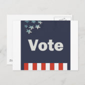 Patriottische stemming briefkaart (Voorkant / Achterkant)