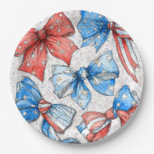 patriottische stemming papieren bordje (Voorkant)