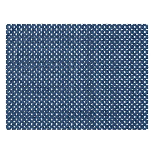 Patriottische sterpatroontablecloth voor 4 juli tafelkleed (Voorkant (Horizontaal))