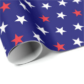 Patriottische Sterren 2 Cadeaupapier (Rol Hoek)