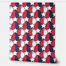 Patriottische Sterren Achtergrond Gordijn & Achter Behang