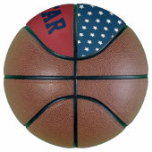 Patriottische sterren Basketball Mini Basketbal (Rechts)