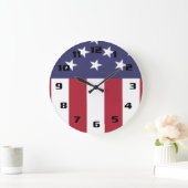 Patriottische sterren en strepen grote klok (Huis)