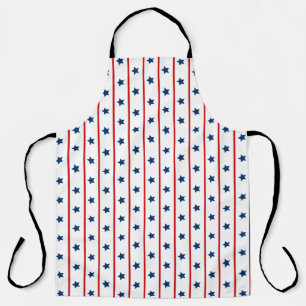 Patriottische sterren en strepen patroon schort