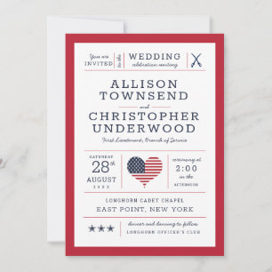 Patriottische sterren en stripes aankondiging