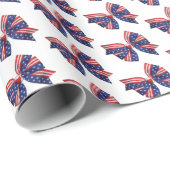 patriottische sterren en strips cadeaupapier (Rol Hoek)