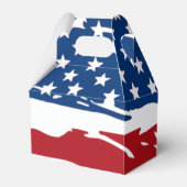 Patriottische sterren en strips van Birthday Bedankdoosjes (Voorkant Zijde)