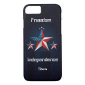 Patriottische sterren iPhone Case