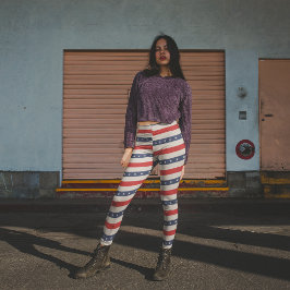 Patriottische sterren leggings