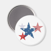 Patriottische sterren magneet (Voorkant / Achterkant)