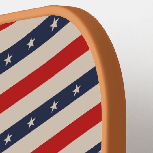 Patriottische sterren pickleball paddle (Links Detail)