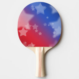 Patriottische sterren Ping Pong Paddle Tafeltennisbatje
