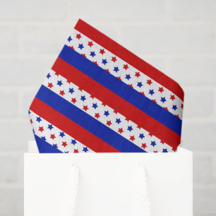 Patriottische sterren strepen patroon feest tissue tissuepapier