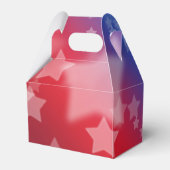 Patriottische sterren voor doos bedankdoosjes (Achterkant)