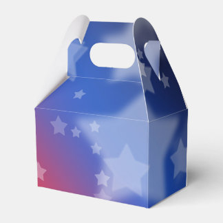 Patriottische sterren voor doos bedankdoosjes