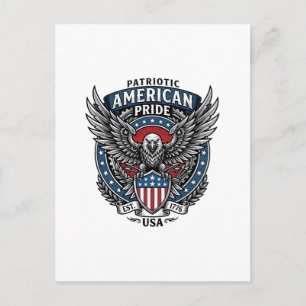 Patriottische Strijdhavik Patriottische Adelaar & Briefkaart
