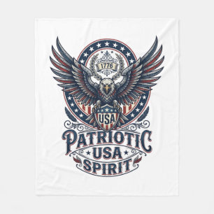 Patriottische Strijdhavik Patriottische Adelaar & Fleece Deken