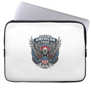Patriottische Strijdhavik Patriottische Adelaar & Laptop Sleeve