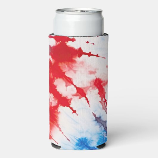 Patriottische Stropdas-kleurstof (Seltzer Achterkant)