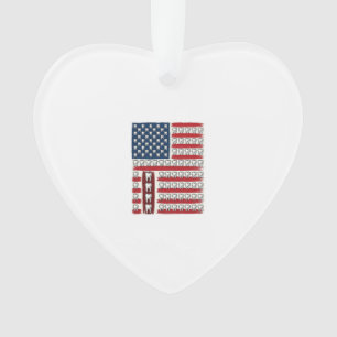 Patriottische Tandarts Tand Vlag Ornament