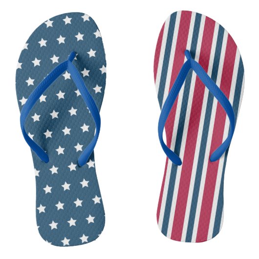 Patriottische Teenslippers Sandalen Gift (Voetbed)